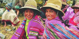 Besuch eines Indianermarkt auf unsen Peru Reisen