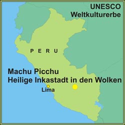 Karte Machu Picchu